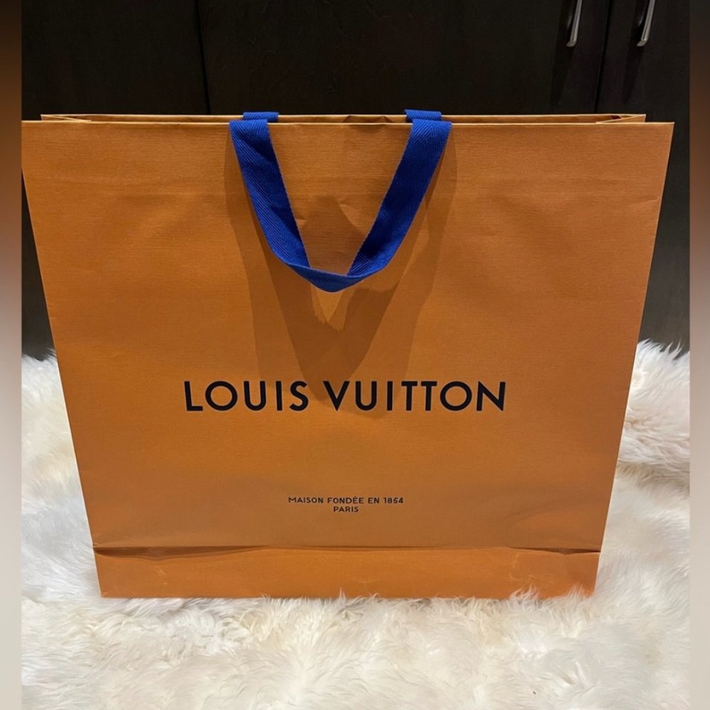 Louis Vuitton large shopping bag Authentic orange - Picture 7 of 8